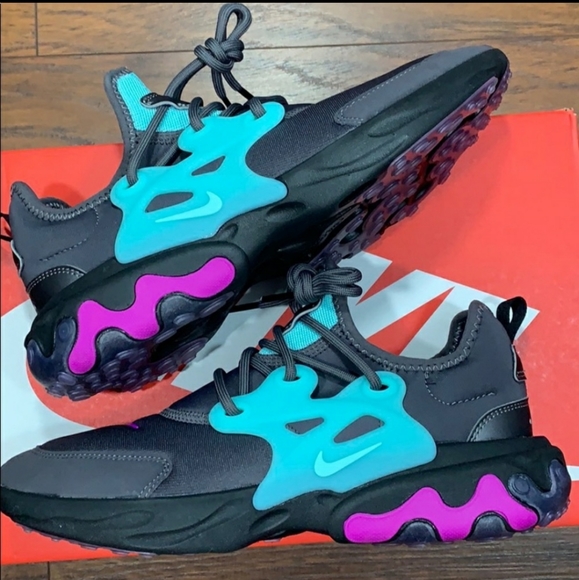 Nike Shoes - Nike React Presto GS Running Shoes Thunder…